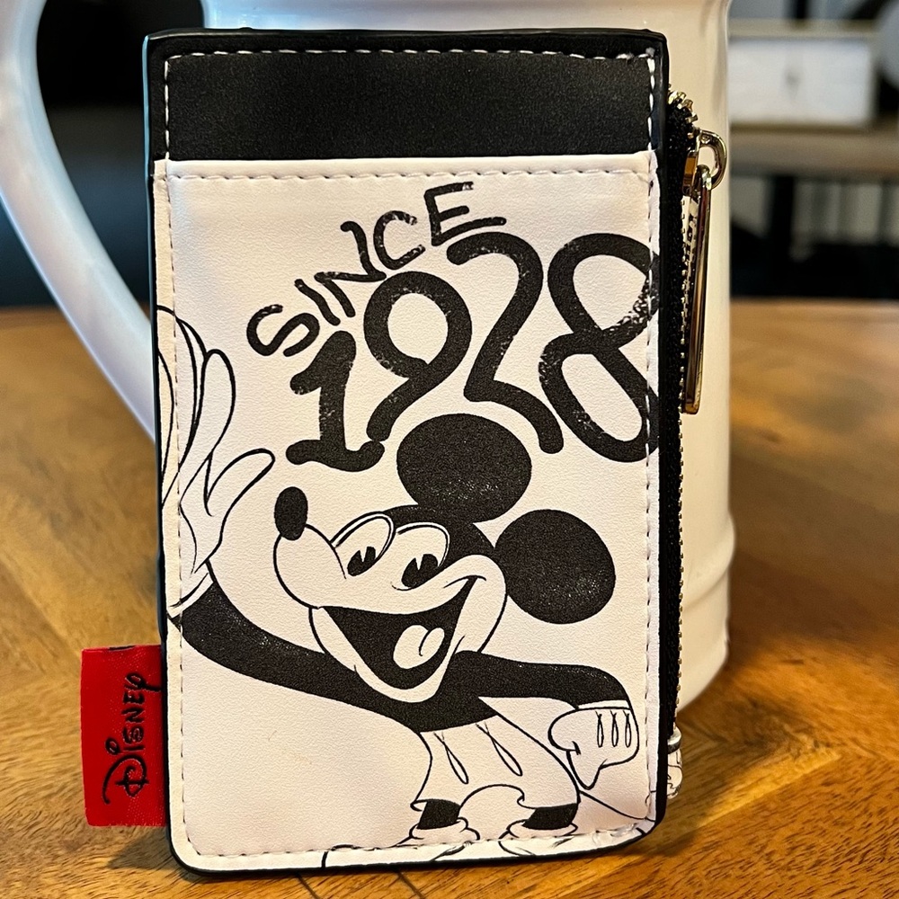 LOUNGEFLY Disney Mickey Mouse Since 1928 Cardholder - BRAND NEW w/out Tags